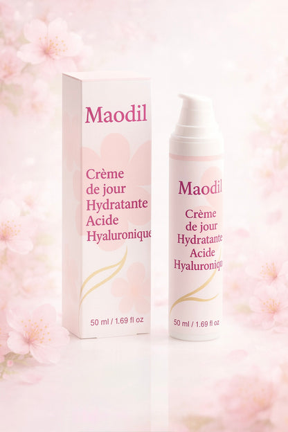 Crème de jour hydratante - Acide Hyaluronique-Sans parfum