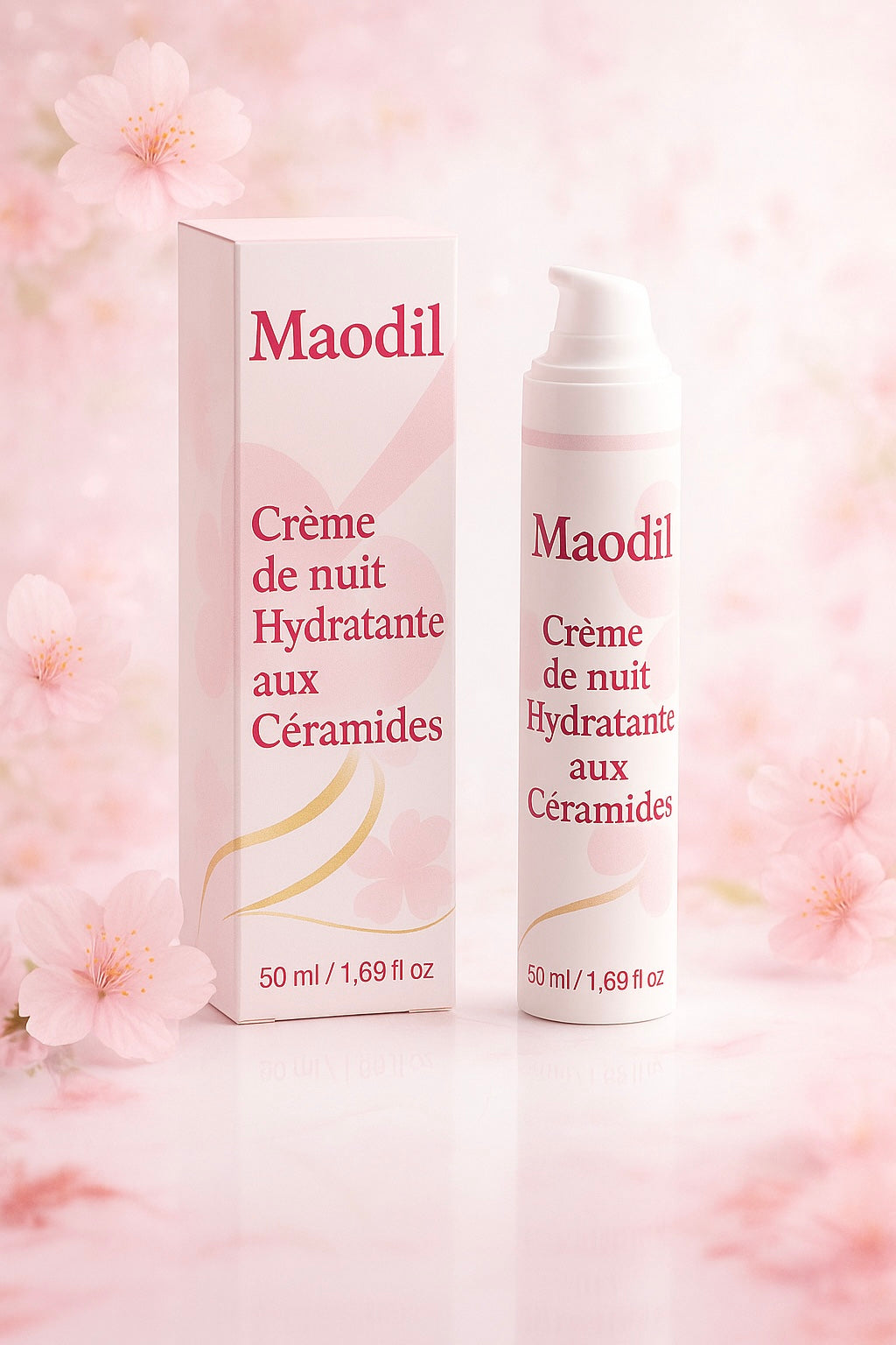 Crème de nuit hydratante aux céramides