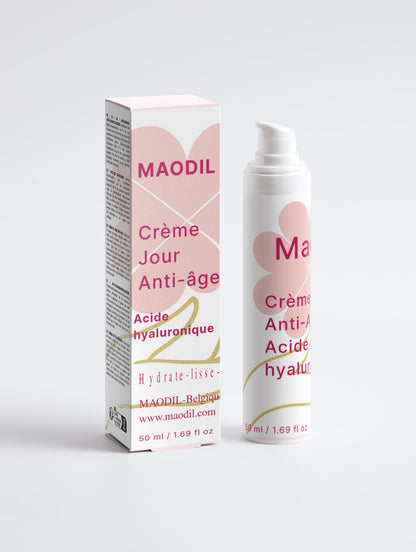 Crème de jour anti-âge Acide Hyaluronique