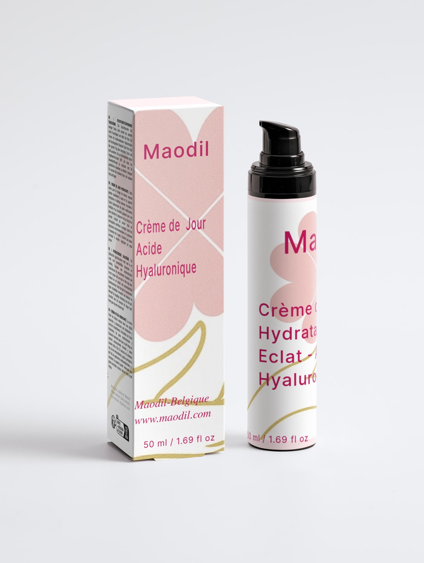 Crème de jour hydratante - Acide Hyaluronique-Sans parfum