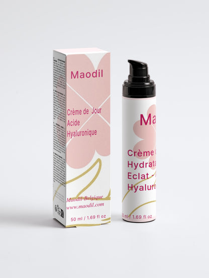 Crème de jour hydratante - Acide Hyaluronique-Sans parfum